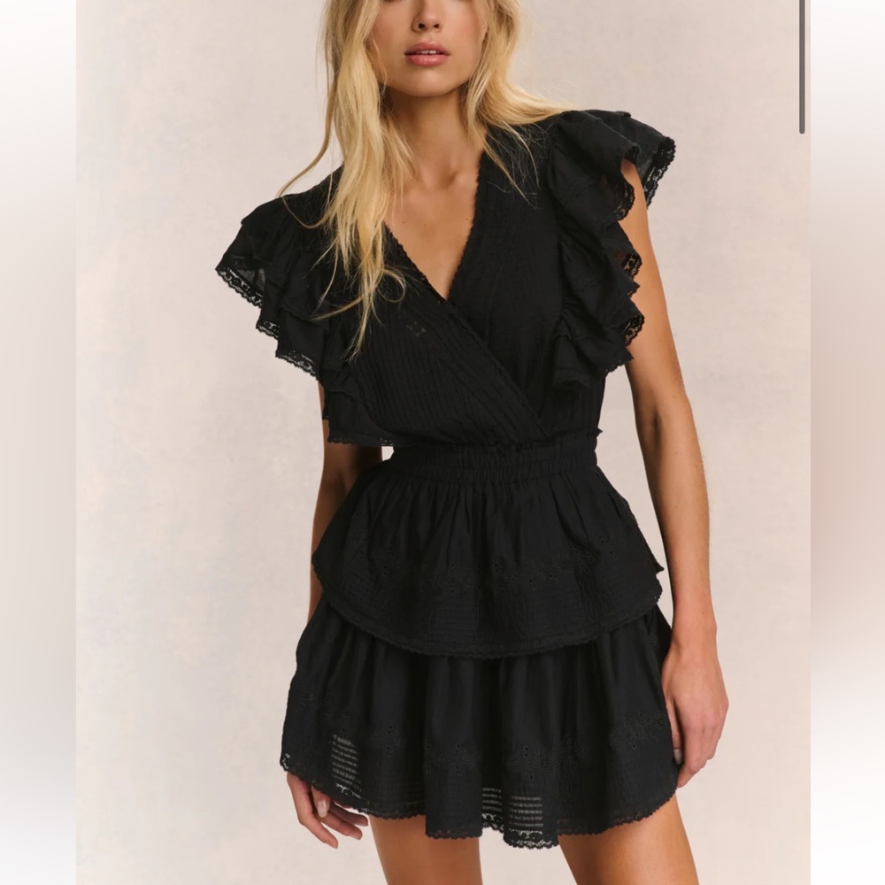 LoveShackFancy Gwen Heritage Mini Dress
